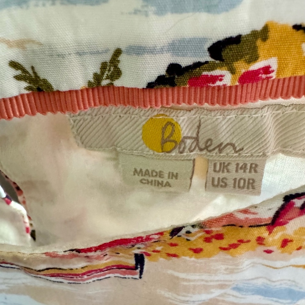 Boden Greek Isle Print Dress - Picture 2 of 4